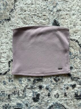 Purple Ribbed Hollister Tubetop